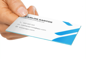 Eu vou fazer o melhor cartão de visita para a sua empresa.