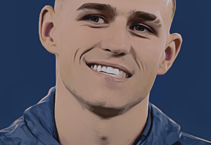 Eu vou criar um design de um jogador de futebol