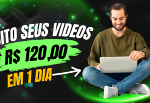 Eu vou editar seus vídeos em 1 dia