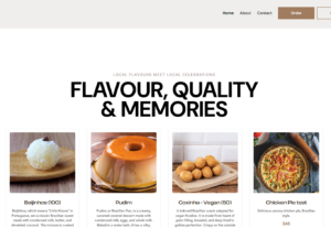 Eu vou fazer a interface frontend do seu site