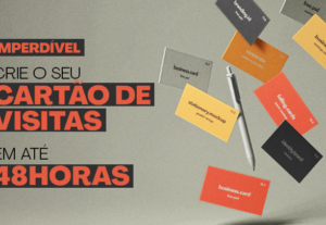 Eu vou fazer o seu Cartão de Visitas de forma em até 48 Hora...