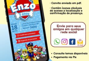 Eu vou criar um convite digital animado
