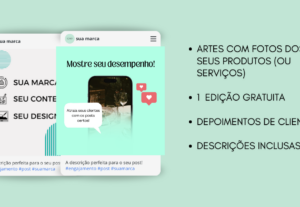 Eu vou criar 10 posts pra suas redes sociais