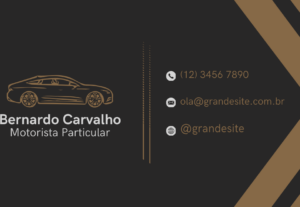 Eu vou fazer um cartão de visita personalizado e profissiona...