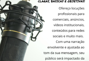 Eu vou fazer sua locação para propagandas