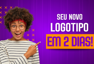 Eu vou criar ou renovar o seu logotipo em 2 dias úteis.