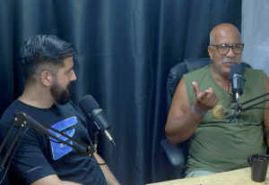Eu vou gravar uma propaganda no meu estúdio de podcast