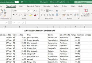 Eu vou Preencher planilhas para facilitar suas tarefas