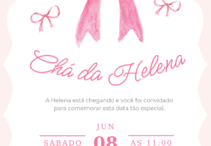 Eu vou fazer seus convites e seus banners