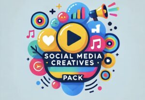 Eu vou  criar Pacote de Criativos para Redes Sociais