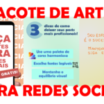 Eu vou fazer artes para redes sociais