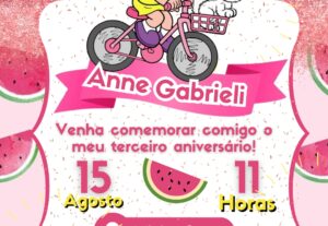 Eu vou Fazer o convite do seu filho personalizado.