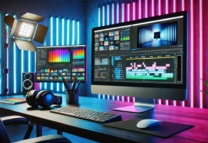 Eu vou Editar seus vídeos, com efeito áudio visual