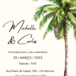 Eu vou criar a Identidade visual do seu casamento