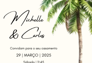 Eu vou criar a Identidade visual do seu casamento