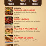 Eu vou fazer o seu cardápio