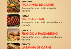 Eu vou fazer o seu cardápio