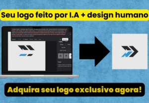 Eu vou criar um logo profissional com IA + edição humana