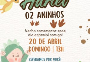 Eu vou fazer seu convite interativo com confir de presença