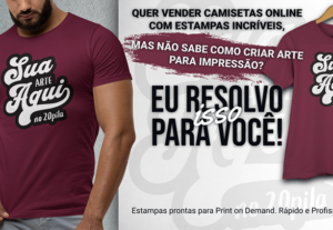 Eu vou criar estampas profissionais para Print on Demand.