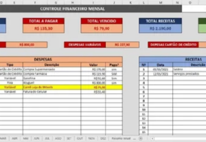 Eu vou criar uma planilha para facilitar a sua gestão.
