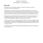 Eu vou Fazer o seu currículo.