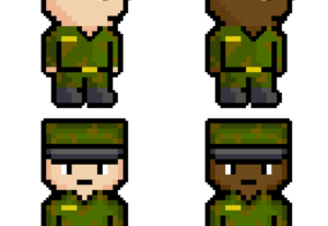 Eu vou fazer sprites em pixel art.