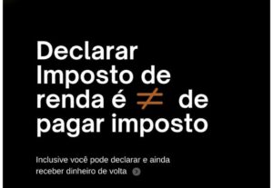 Eu vou fazer seu imposto de renda.