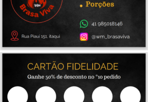 Eu vou fazer Seu cartão, banner ou panfleto