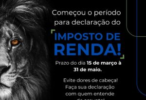 Eu vou declarar seu imposto de renda.