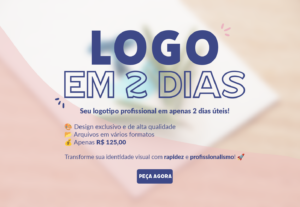 Eu vou desenvolver seu logotipo profissionalmente em dois di...