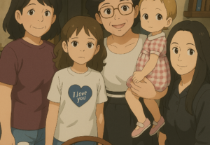 Eu vou criar 2 fotos no estilo Studio Ghibli Anime com ia