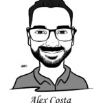 Eu vou fazer uma caricatura em preto e branco pra você