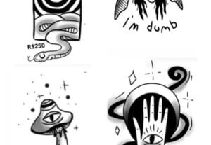 Eu vou fazer a ilustrações cheias de personalidade