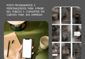 Eu vou fazer postagens para as Redes Sociais da sua Marca