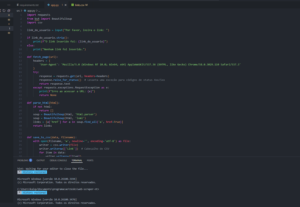 Eu vou criar um sistema de seu requisito em python para voce