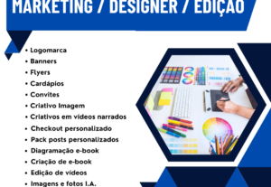 Eu vou Fazer seu criativo em vídeo narrado e com legenda