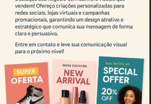 Eu vou criar um criativo profissional para seu produto/servi...