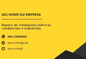 Eu vou criar seu cartão de visita moderno e personalizado