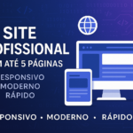 Eu vou criar um site profissional e responsivo