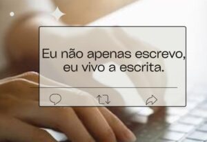 Eu vou fazer um texto apaixonante para você