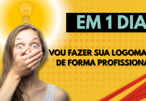 Eu vou fazer sua logotipo de forma profissional em 1 dia