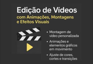 Eu vou fazer  Edição de Vídeos Profissional com Animações