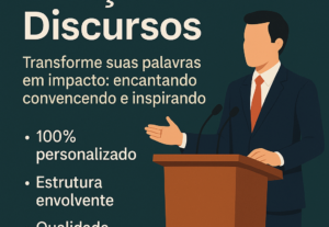 Eu vou fazer seu discurso ou sua base da apresentação verbal