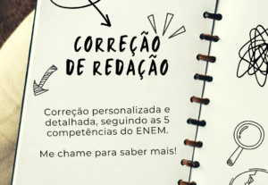 Eu vou corrigir 2 redações do Enem para você