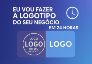 Eu vou Fazer uma logotipo para o seu negócio em 24 horas