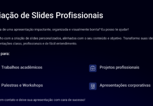 Eu vou Criar Slides Profissionais e Personalizados