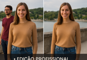 Eu vou Editar suas fotos remover pessoas e obj indesejáveis