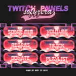 Eu vou criar seus painéis da Twitch
