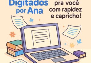 Eu vou fazer uma digitação rápida e precisa